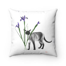 Sashimi Behind Irises Pillow