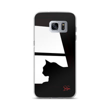 Black Cat Gato Samsung Cases